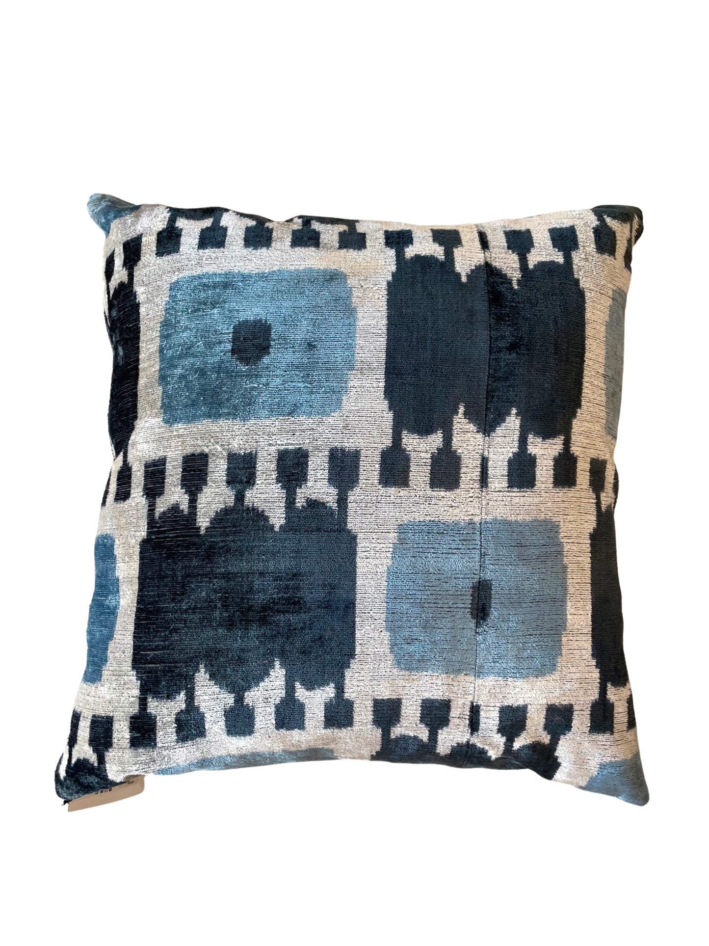 Navy Aztec Print Pillow